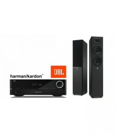 Arena 180 black + Receiver AV Harman Kardon HK3770
