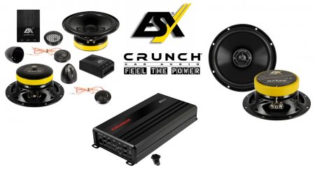 Pachet Difuzoare ESX Amplificate