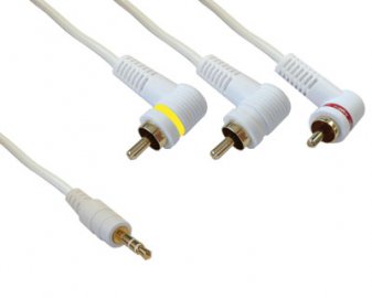 Dietz Cablu jack 3.5 - 2 RCA audio + 1 RCA video (25224)