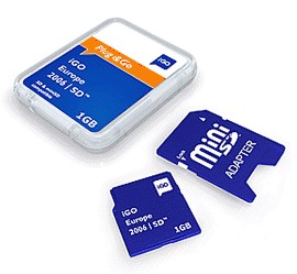 iGO Europa 2006 - Card SD/miniSD