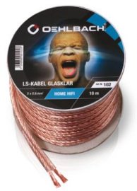 Speaker Cable 2x1,50mm clear 10M