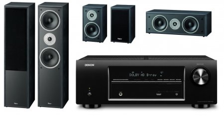 Sistem 5.0 Denon AVR-1513 si Magnat Supreme 800