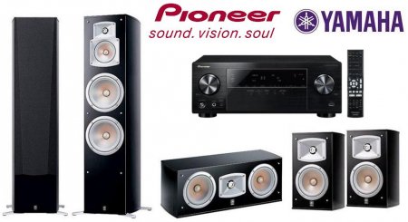 NS-777 5.0 pack + Pioneer VSX-423